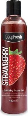 Отшелушивающий гель для душа Клубника очищение и тонус 400 мл