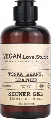 Гель для душа Unisex VEGAN.Love.Studio Tonka Beans, Leather, 300 мл – фото 3