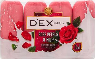 Мыло твердое Мыло туалетное твёрдое Лепестки роз и молоко Rose Petals Milk Beauty Soap