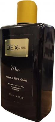 Парфюмированный гель для душа Men Black Amber Vetiver 500 мл – фото 5