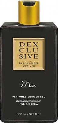 Парфюмированный гель для душа Men Black Amber Vetiver 500 мл – фото 6