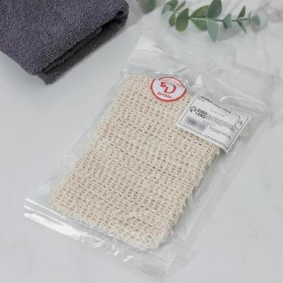 Мочалка для тела Мочалка-мешочек из сизаля, для вкладывания мыла, 10x14 см – фото 1