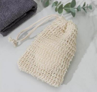 Мочалка для тела Мочалка-мешочек из сизаля, для вкладывания мыла, 10x14 см – фото 4