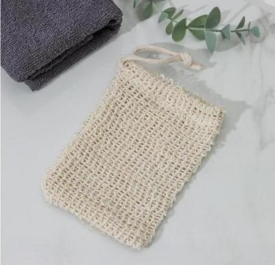 Мочалка для тела Мочалка-мешочек из сизаля, для вкладывания мыла, 10x14 см