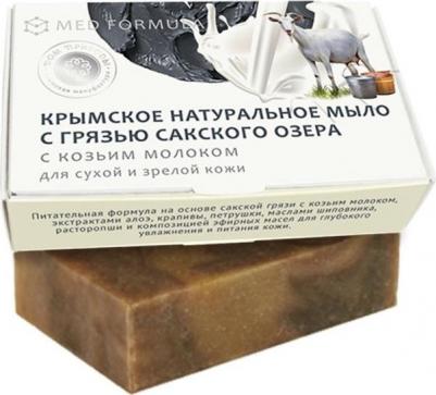 Мыло грязевое MED formula №10 На козьем молоке для сухой и зрелой кожи, шт
