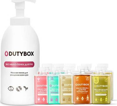 Жидкое мыло многоразовая емкость с пенным дозатором + 10 капсул концентратов 5 л – фото 3