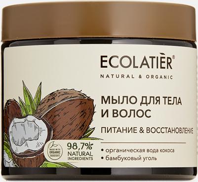 Мыло для тела и волос Organic Coconut Питание & Восстановление 350мл