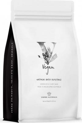 Vegan Natural Bath Cystals Geranium & Clary Sage – фото 1