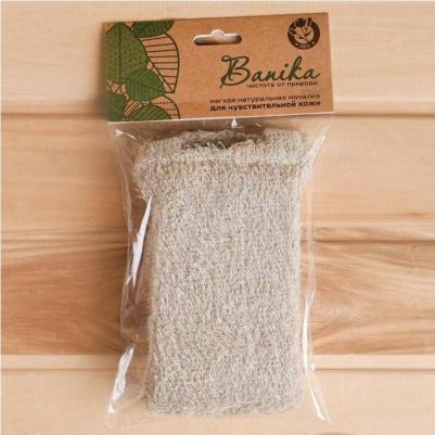 Мочалка Длинная из льна – фото 3