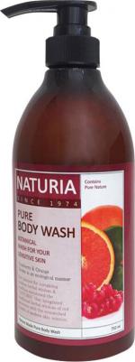 Гель для душа клюква и апельсин Naturia PURE Body Wash CranBerry & Orange, 750 мл – фото 4