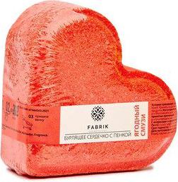 Сердце для ванны бурлящее, ягодный смузи 110 гр – фото 5