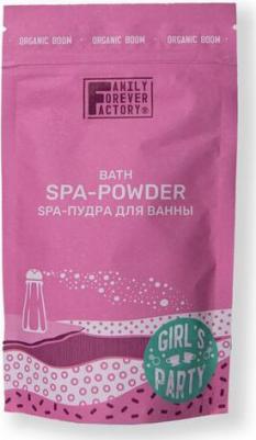 FAMILY Спа-пудра для ванны Девичник Organic Boom, 200г