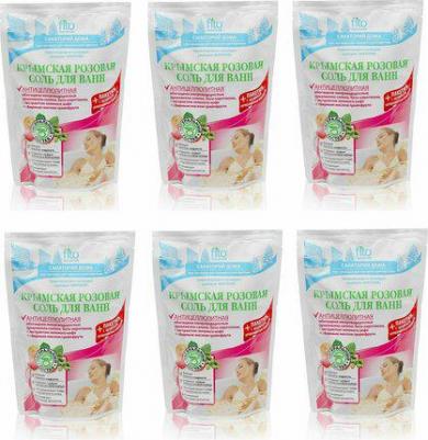 Соль для тела Соль для ванн крымская розовая антицеллюлитная – фото 3