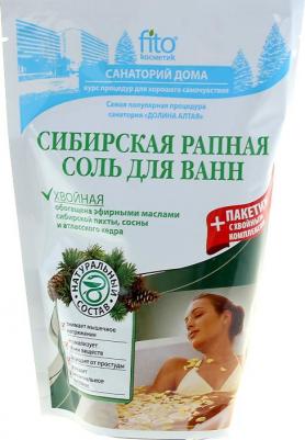 Соль для тела Соль для ванн сибирская рапная хвойная – фото 5