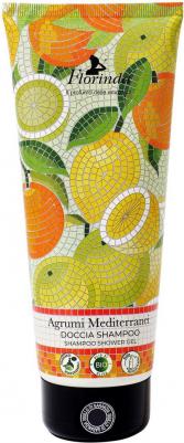 Гель для душа с ароматом апельсина Shampoo Shower Gel Agrumi Mediterranei, 200 мл – фото 4
