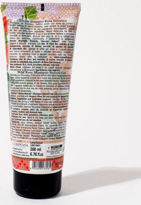 Гель для душа с ароматом дикой розы Shampoo Shower Gel Rosa Selvatica, 200 мл – фото 3