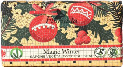 Мыло натуральное на основе растительных масел Волшебная зима Vegetal Soap Magic Winter, 100 гр – фото 1