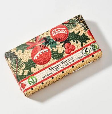 Мыло натуральное на основе растительных масел Волшебная зима Vegetal Soap Magic Winter, 100 гр – фото 4