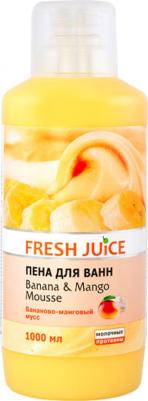 Пена для ванн Banana&Mango mousse 1000 мл – фото 3