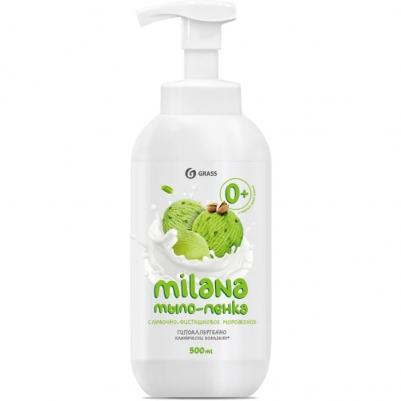 Мыло-пенка Milana сливочно-фисташковое мороженое, 500 мл – фото 7