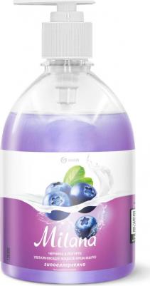 Жидкое крем-мыло "Milana. Черника в йогурте", с дозатором, 500 мл – фото 7