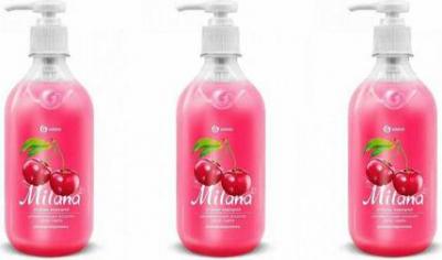 Жидкое крем-мыло "Milana. Спелая черешня", с дозатором, 500 мл – фото 15