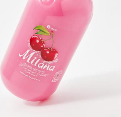 Жидкое крем-мыло "Milana. Спелая черешня", с дозатором, 500 мл – фото 18