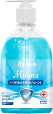Жидкое мыло антибактериальное Milana с дозатором 1л – фото 9