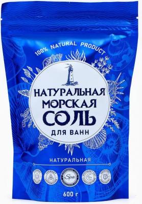 Морская соль для ванн Натуральная, 0,6 кг – фото 2