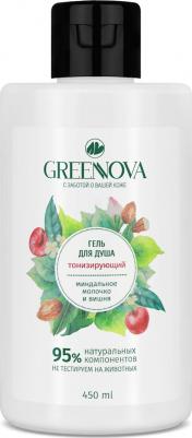 Гель для душа тонизирующий Миндальное молочко и вишня 450.0 – фото 1