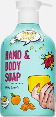 WOW FRAU! Мыло для рук и тела / Milky Sweets, 500 мл