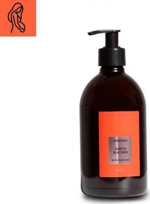 Мыло жидкое Жидкое мыло парфюмированное Амбра и Жасмин – фото 2