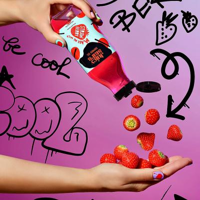 Гель для душа Make me wild strawberry 400 мл – фото 4