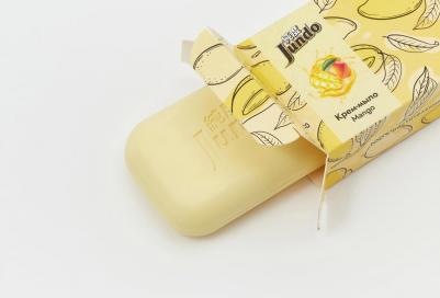 Твердое крем мыло Mango с ароматом манго 100г – фото 5