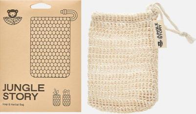 Сизалевый мешочек мочалка для душа и для заваривания травяных ванн