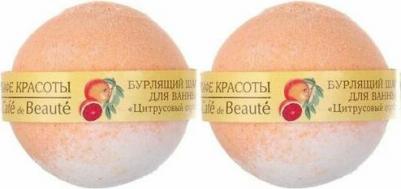 шар для ванн бурлящий Цитрусовый сорбет, 120г