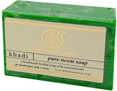 PURE NEEM Soap (Мыло ручной работы "Ним" Кхади), 125 г