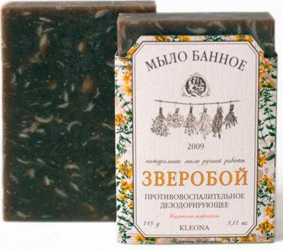 Мыло твердое Зверобой, противовоспалительное, 145 мл – фото 2