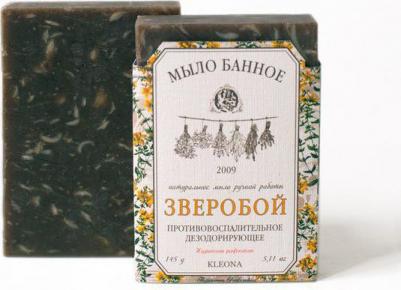 Мыло твердое Зверобой, противовоспалительное, 145 мл – фото 4