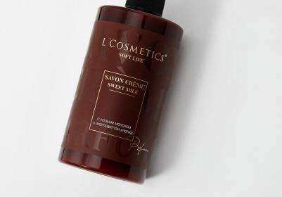 Крем-мыло Козье молоко гипоаллергенное с экстрактом хлопка, 450 мл – фото 3