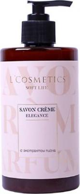 Жидкие мыла Крем-мыло Elegance с экстрактом пиона 450 – фото 4