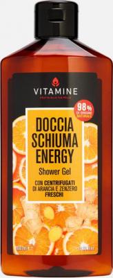 Натуральный парфюмированный гель для душа на фруктовых соках Апельсин и имбирь 400.0