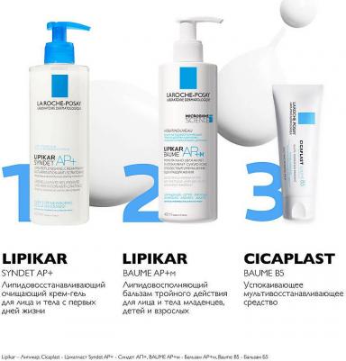 Lipikar Syndet AP+ Крем-гель для лица и тела 400 мл – фото 16