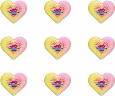 Шипучая соль для ванн "Сердце" Мармеладная любовь 110 г – фото 4