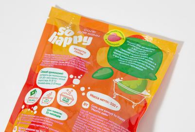 Соль для ванн с коллагеном SOHappy - Мохито лайм 500 г – фото 3