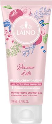 Гель для душа Peach Shower Gel с ароматом персика, органический 200 мл – фото 1