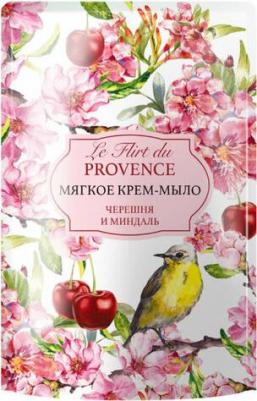 le flirt_крем-мыло дой-пак 500мл_черешня и миндаль 92F002001 – фото 2