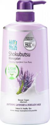 Гель для душа для тела Крем-гель для душа Лаванда с молоком Shokubutsu Monogotari – фото 4