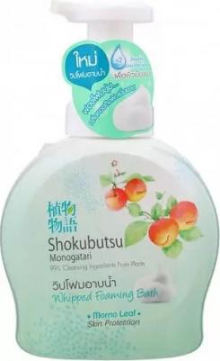 Гель-пена для душа с экстрактом листьев Момо Shokubutsu 450мл – фото 6