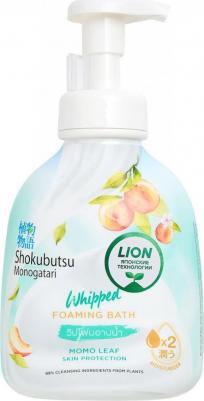 Гель-пена для душа с экстрактом листьев Момо Shokubutsu 450мл – фото 7